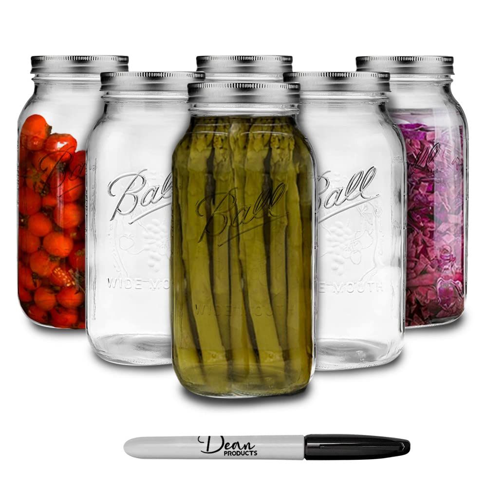 Large mason jars 64 oz