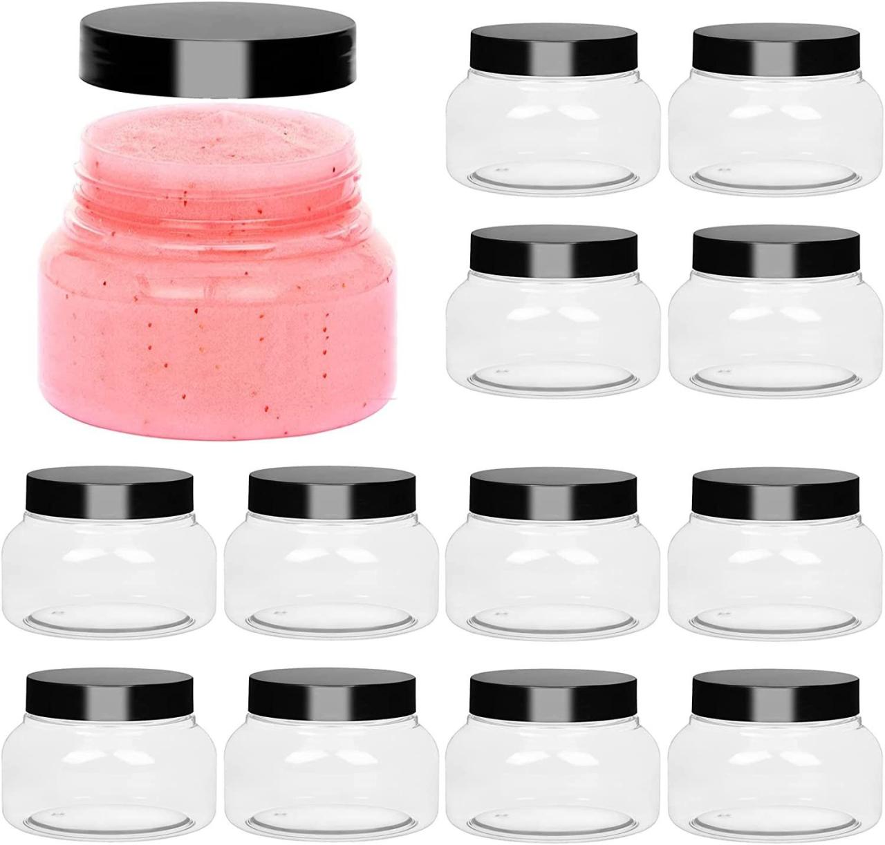 8 oz plastic jars with lids wholesale