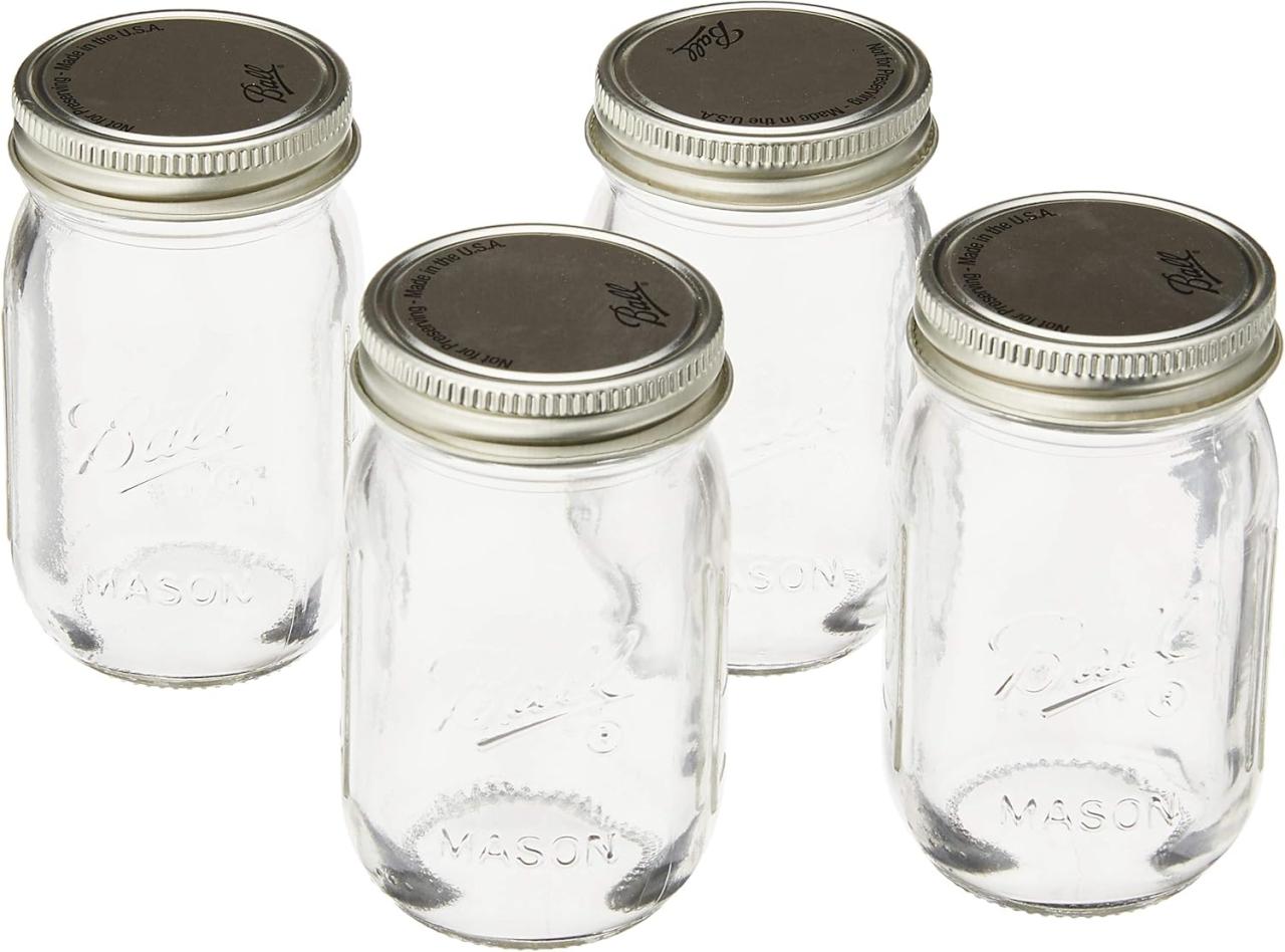 How much in a mason jar