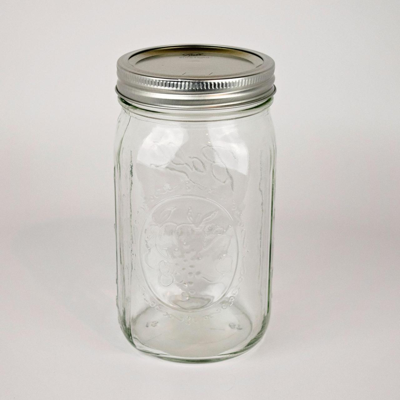 Jars quart mouth canning dozen